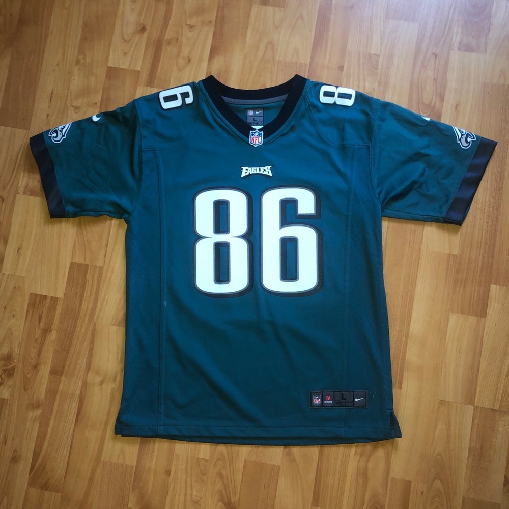 NFL Philadelphia Eagles #86 Green and White Women's Jersey